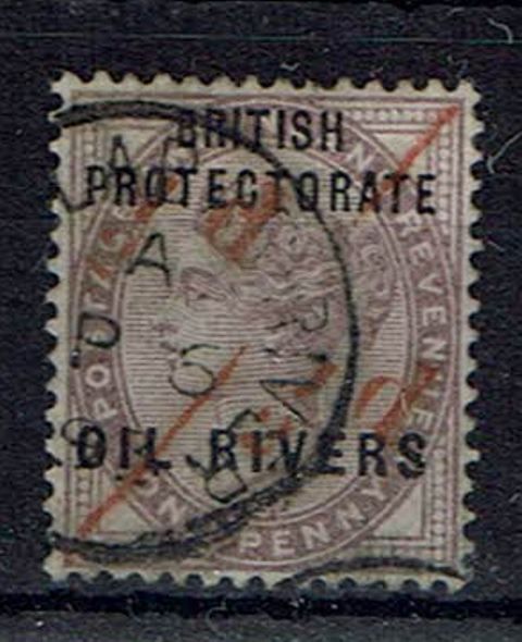 Image of Nigeria & Territories ~ Oil Rivers Protectorate SG 7a FU British Commonwealth Stamp
